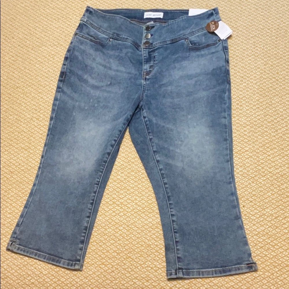 Lane Bryant high rise jegging crop size 14